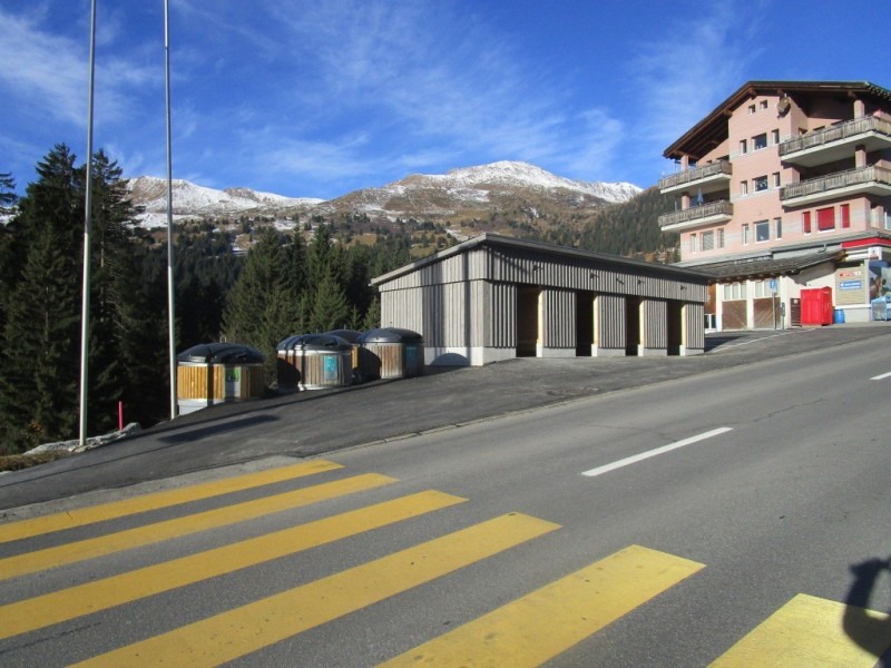 Abfallsammelstelle Valbella