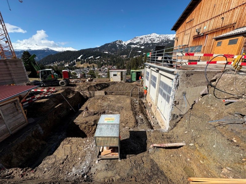 Sanierung Ferienhaus, Valbella