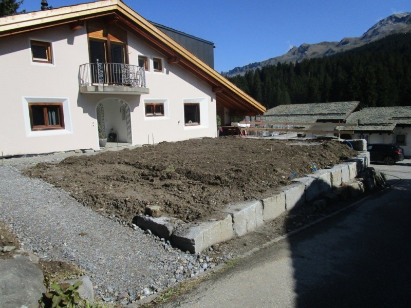 Umgebungsarbeiten Vögeli/Parpan, Lenzerheide