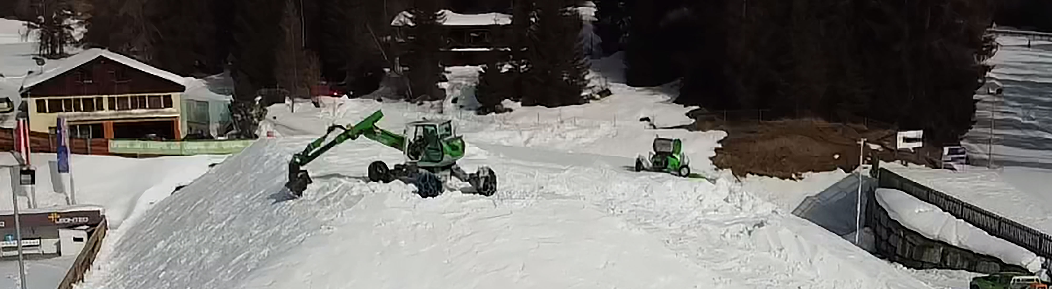 Arbeitssicherheit bei Parpanbau Lenzerheide